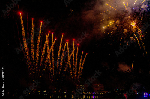 fireworks in the sky