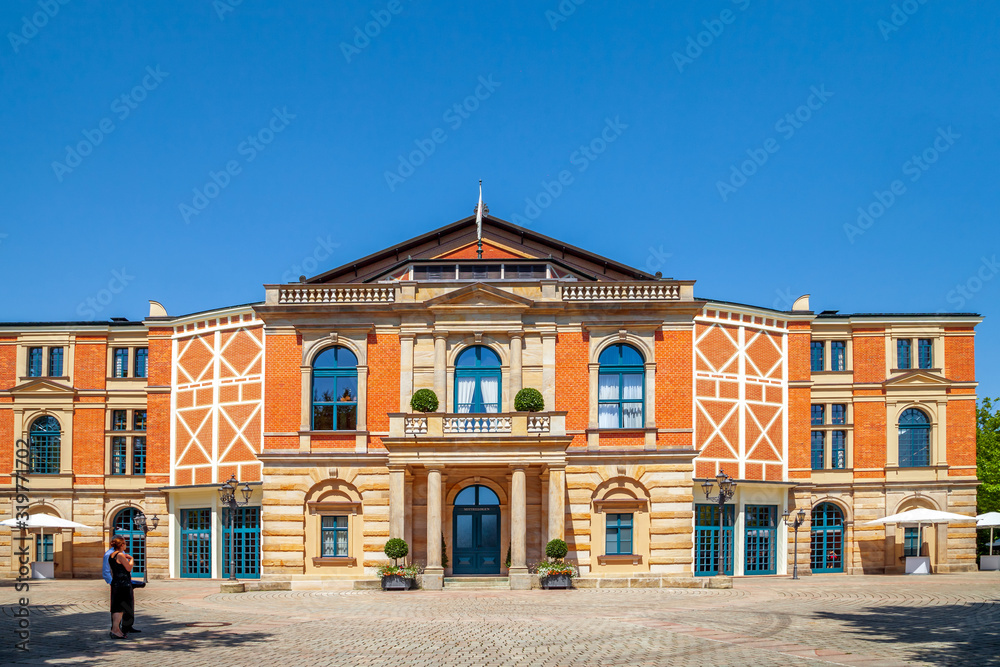 Bayreuther Festspielhaus, Bayreuth, Deutschland 