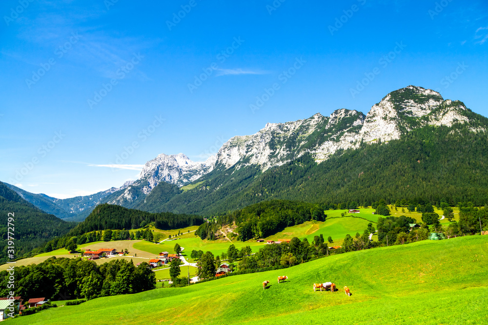 Alpen im Berchtesgadener Land, Deutschland 