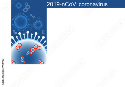 Coronavirus Covid-19 new wave  outbreak and coronaviruses influenza on blue background. Vector concept for pandemic medical health risk statistic, daily rate expansion, epidemiology situation.
