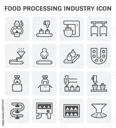 food processing icon