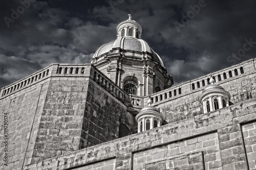 The Tower of the Dingli Church in Malta