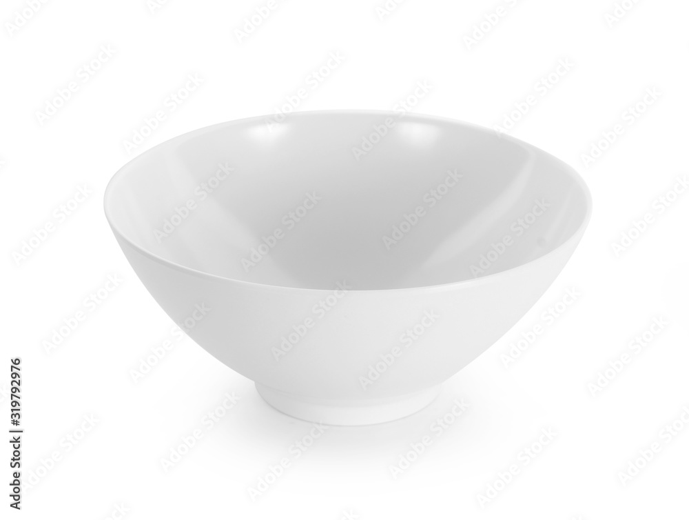 empty bowl isolated on white background empty bowl isolated on white background