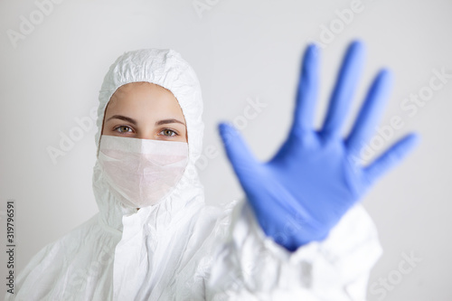 Obraz na plátně corona virus alert