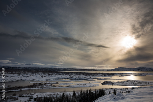 Island im Winter