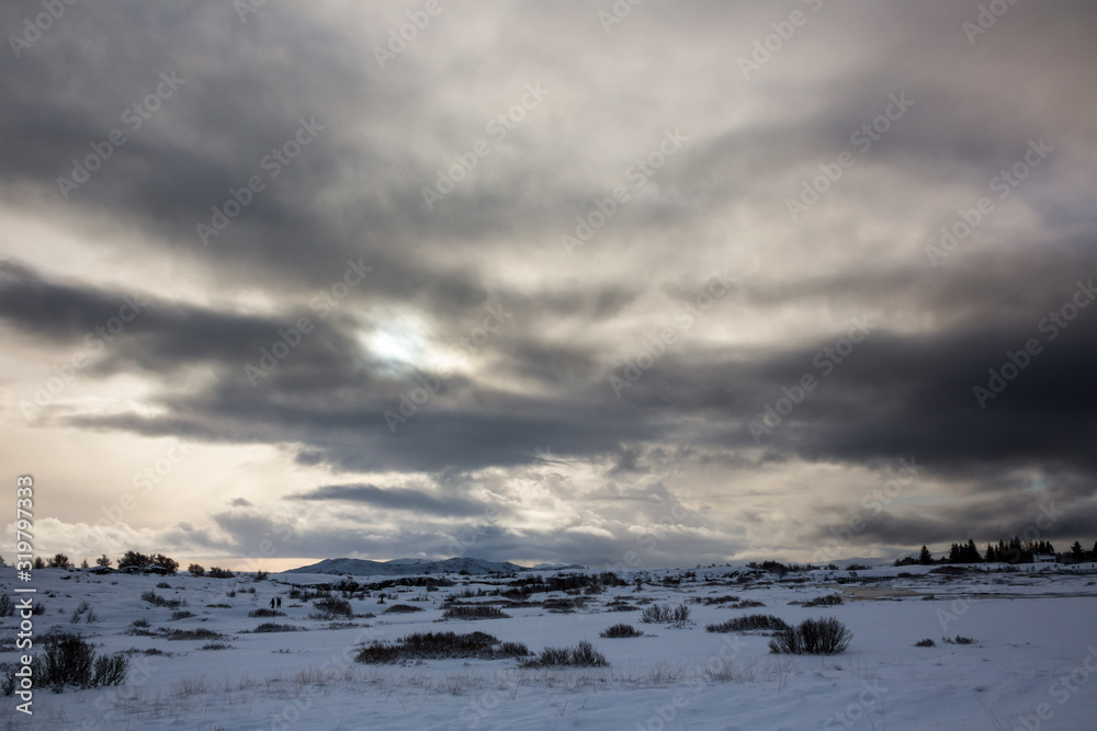 Obraz premium Island im Winter