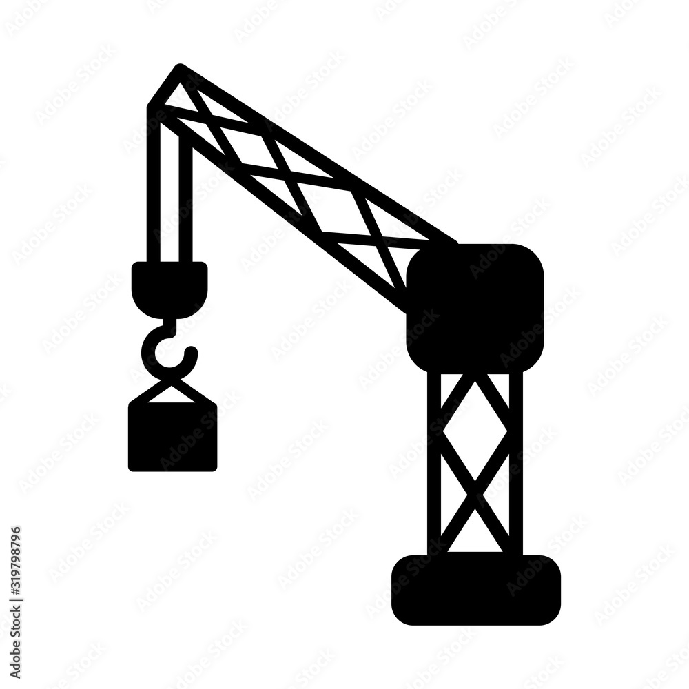 Crane icon vector sign and symbol on trendy design Crane icon vector sign and symbol on trendy design