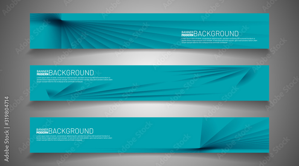 Naklejka premium Set banner background for your design. vector graphic design illustration. suitable for your background design
