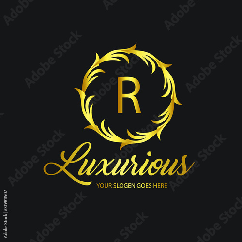 royal luxurious logo ornaments