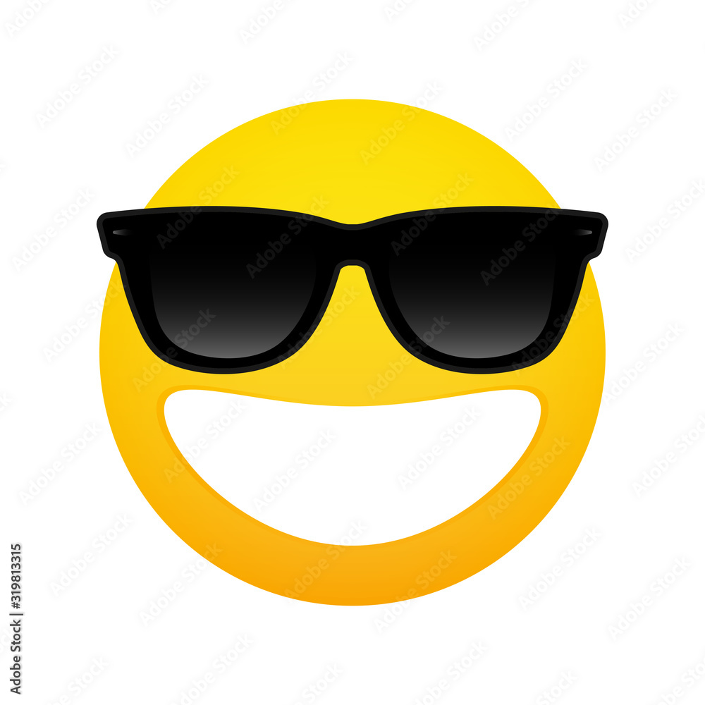 Hipster orange face in 3d style on dark background Hipster orange face in 3d style on dark background