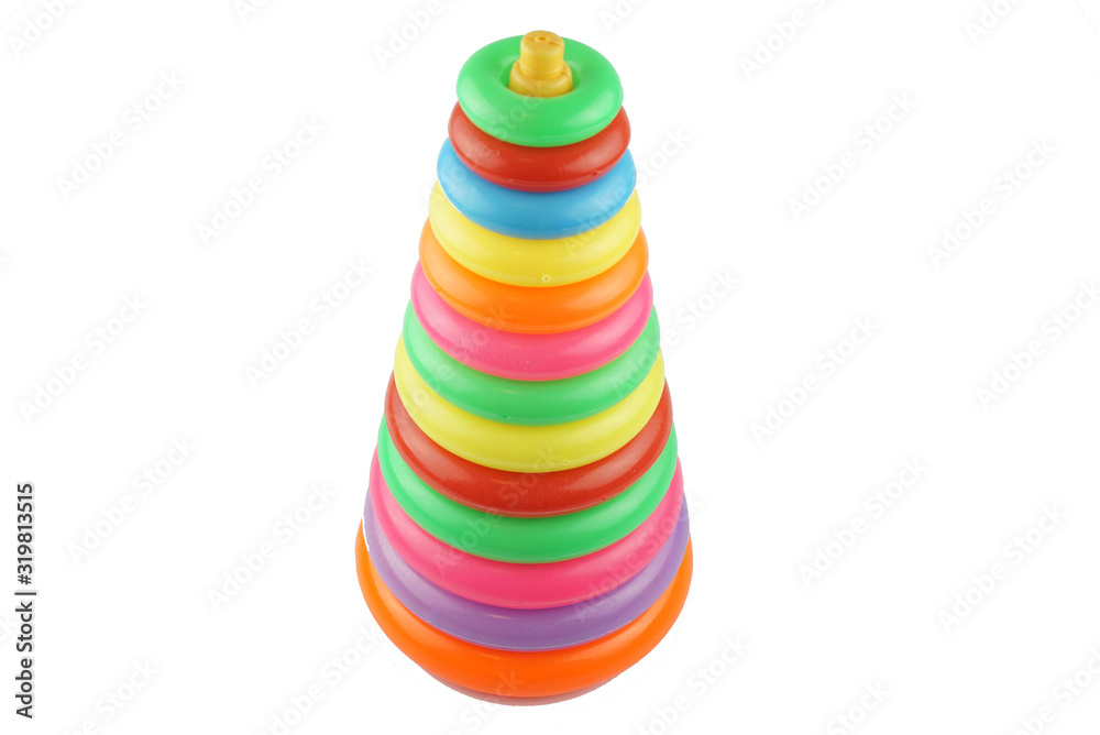 colorful toy isolated on white background colorful toy isolated on white background