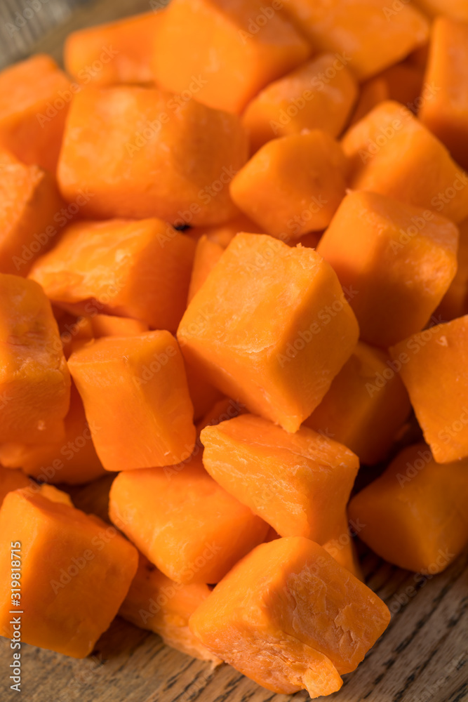Raw Orange Organic Sweet Potatoes Raw Orange Organic Sweet Potatoes