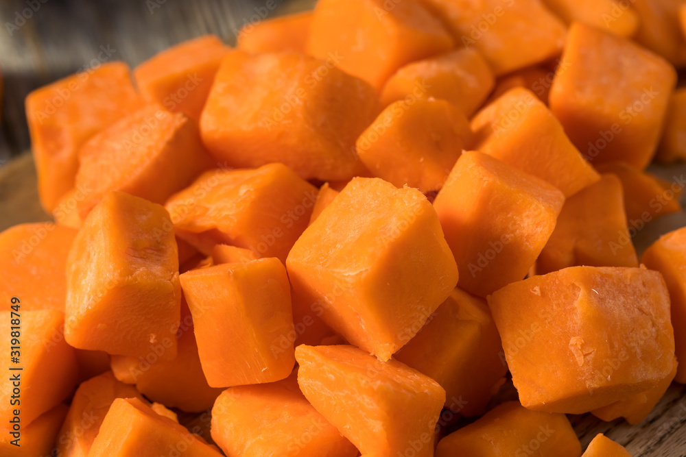 Raw Orange Organic Sweet Potatoes Raw Orange Organic Sweet Potatoes