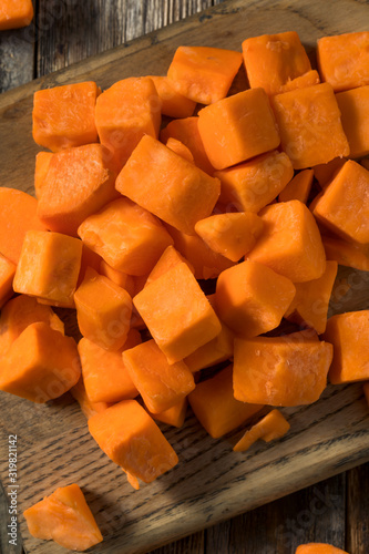 Raw Orange Organic Sweet Potatoes