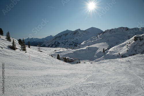   streich  Obertauern  Winter  Landschaft  Schnee 