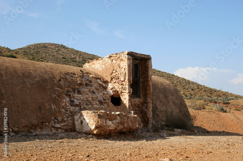 old cistern Andalusia, old cistern in the Natural Park, Rodalquilar, Spain, Andalusia, Almeria