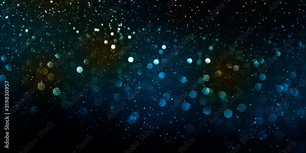 Holiday festive background with bokeh
