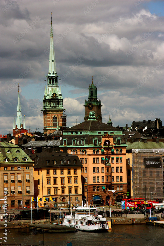 Naklejka premium Skeppsbron i Stockholm