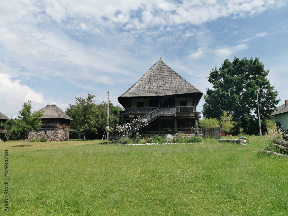 old house in village