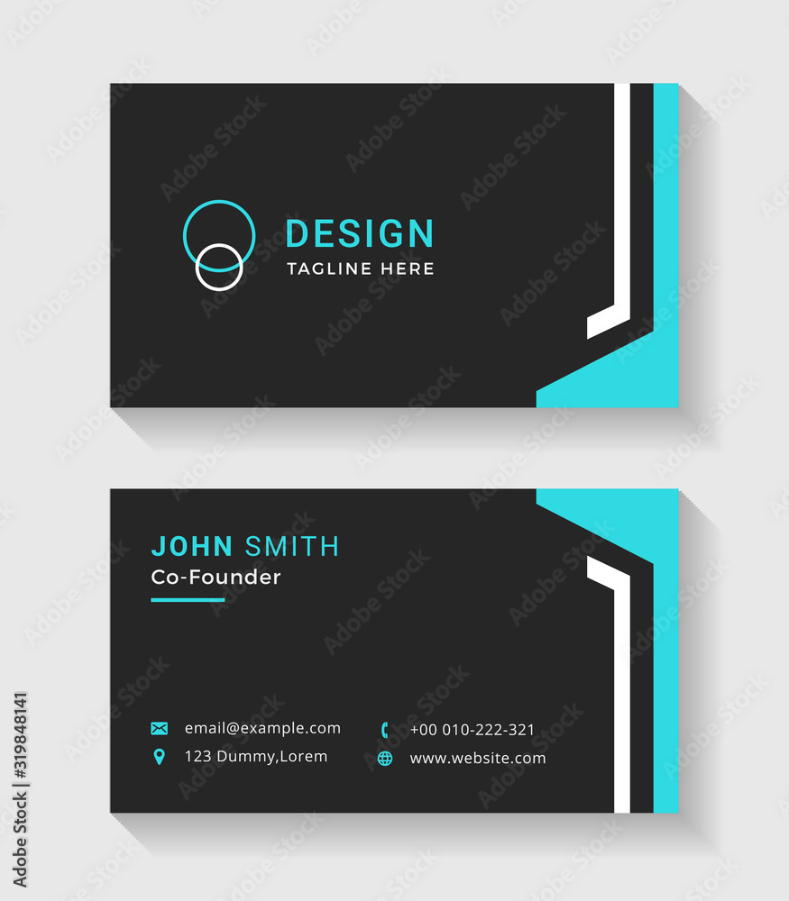 Modern business cards template - Vector Illustration Modern business cards template - Vector Illustration
