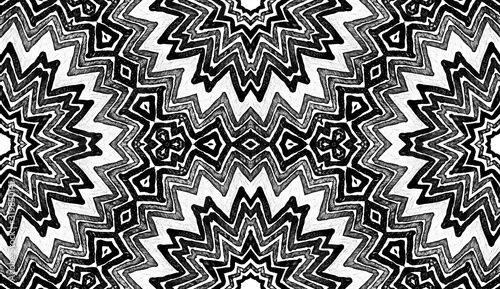 Dark black and white Geometric Watercolor. Decent 