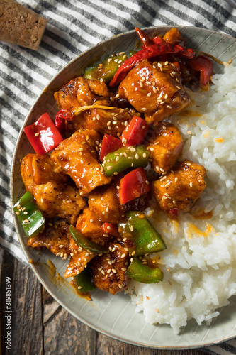 Homemade Spicy Szechuan Chicken