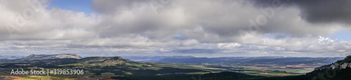 Panoramic of the Sierra del Mugrón. Castellar de Meca, Ayora-Co