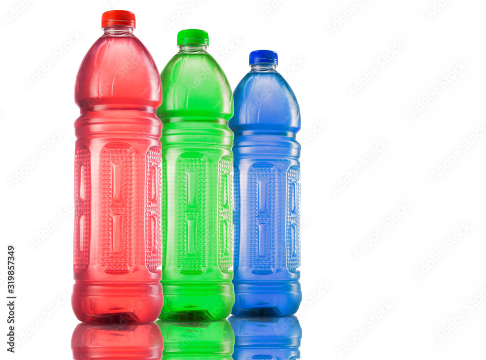 bottles with three basic screen colors bottles with three basic screen colors