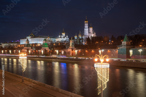 View on Kremlin  from  Bolshoi  Kamennyi Bridge