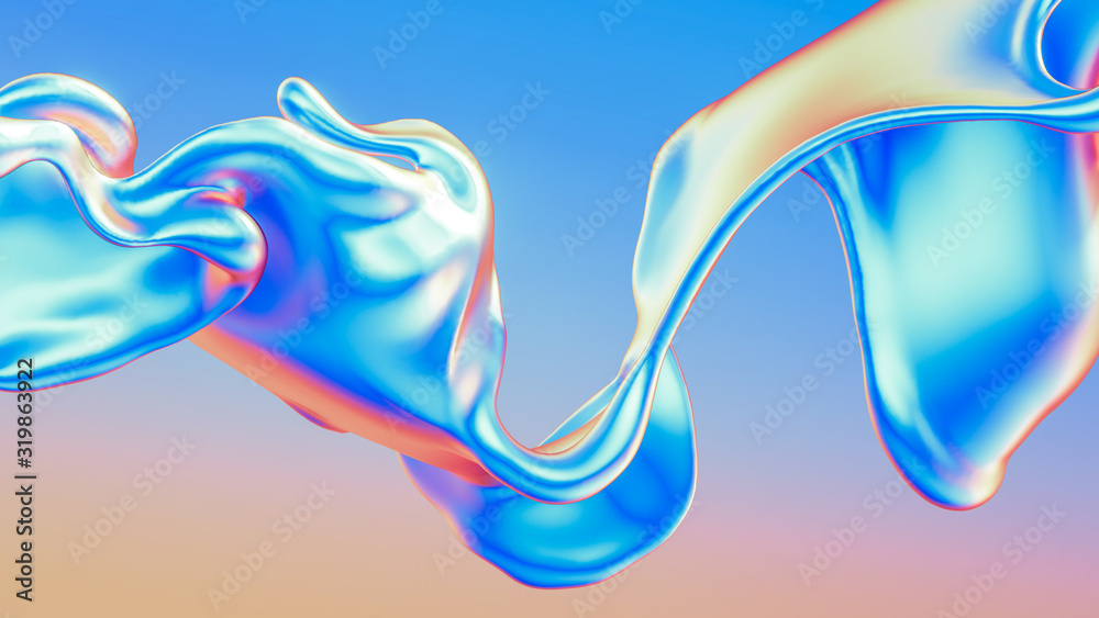Splash fluid. 3d illustration, 3d rendering. Splash fluid. 3d illustration, 3d rendering.