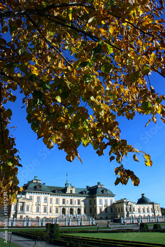 Canvas Print Drottningholms slott på Lovön i Ekerö Kommun.