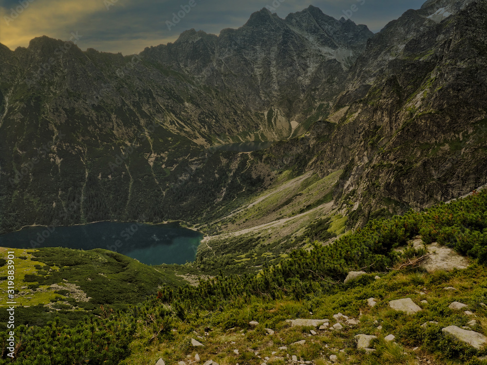 lakes in the mountains - Polish Tatras