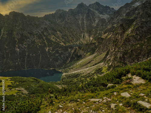 Fototapeta Naklejka Na Ścianę i Meble -  lakes in the mountains - Polish Tatras