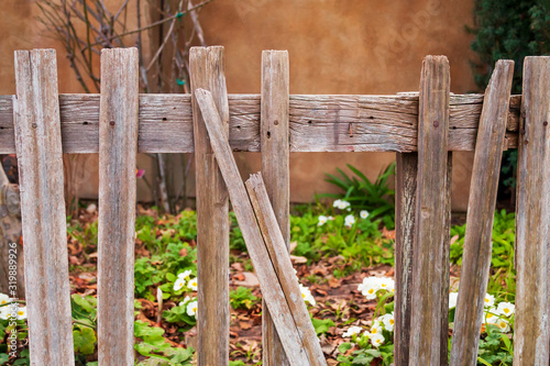 old wooden fence