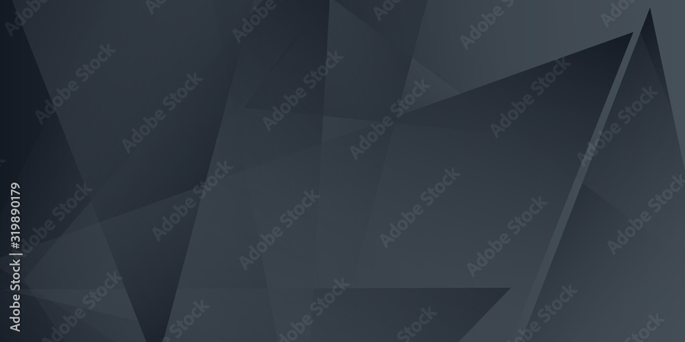 Obraz premium Black triangle abstract presentation background