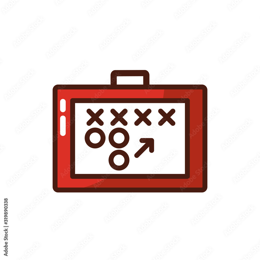 paperboard training with arrow icon paperboard training with arrow icon