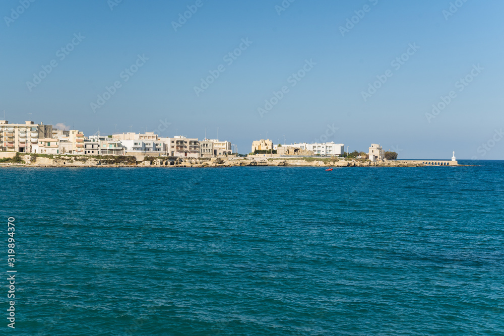 view of port in Puglia Italy