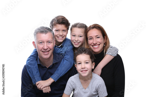 Happy lovely family