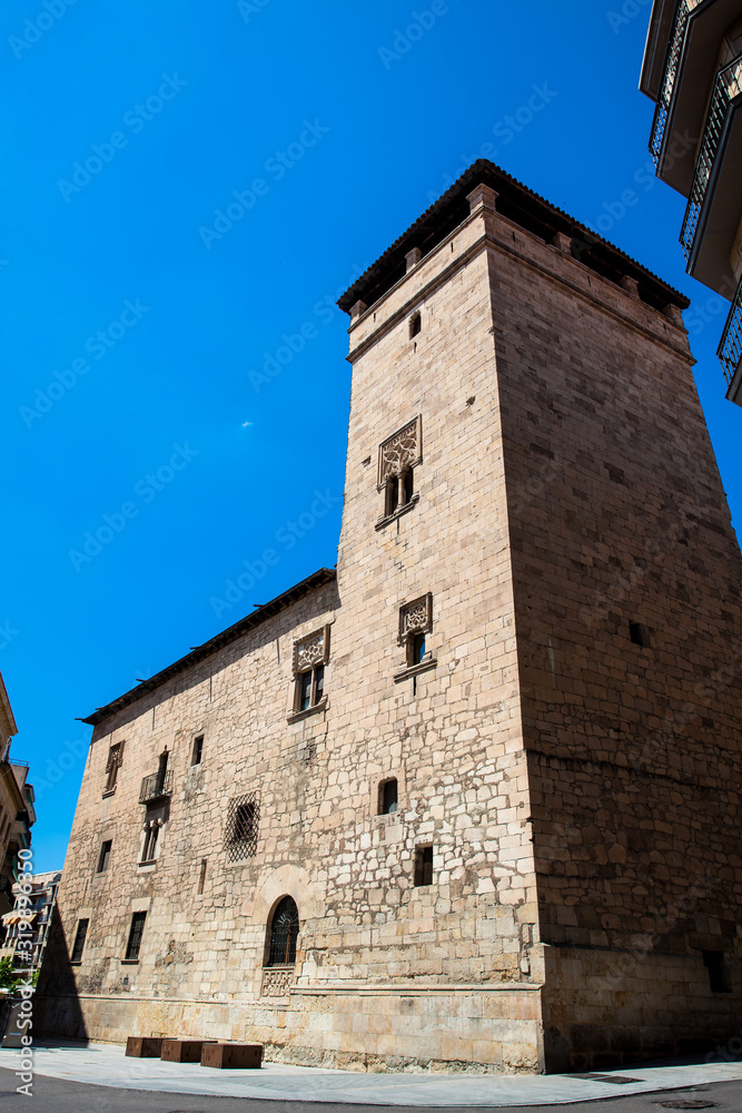 The historic Fermoselle Palace best known as the Air Tower built on 1440 in Salamanca, Spain