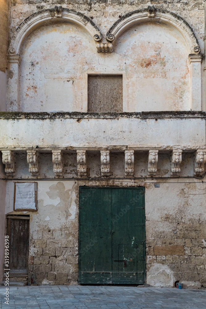 front of old building in Italy