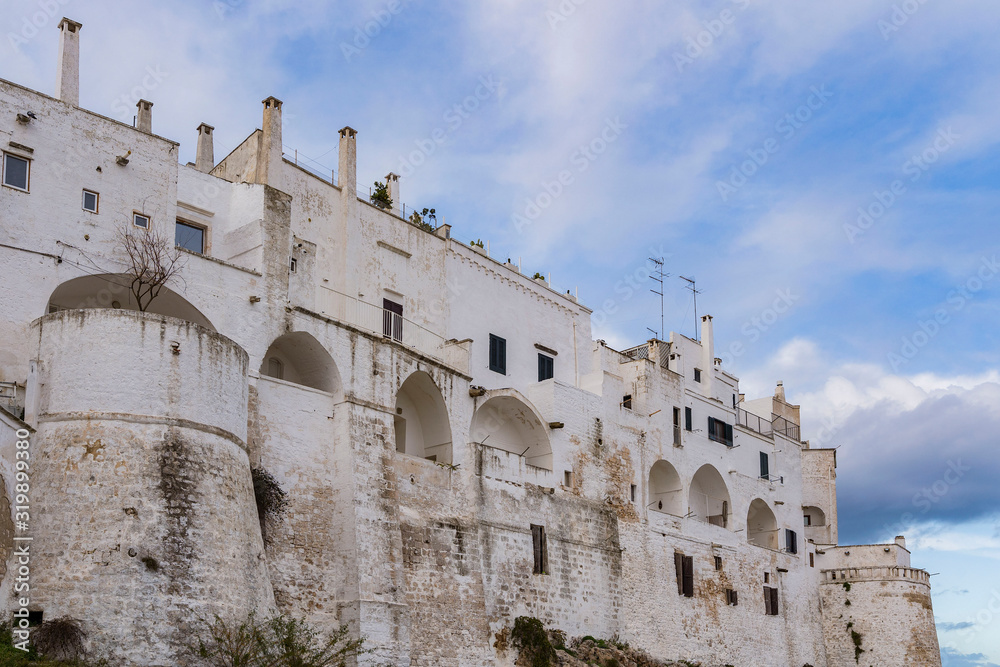 old white castle in south of Italy Puglia