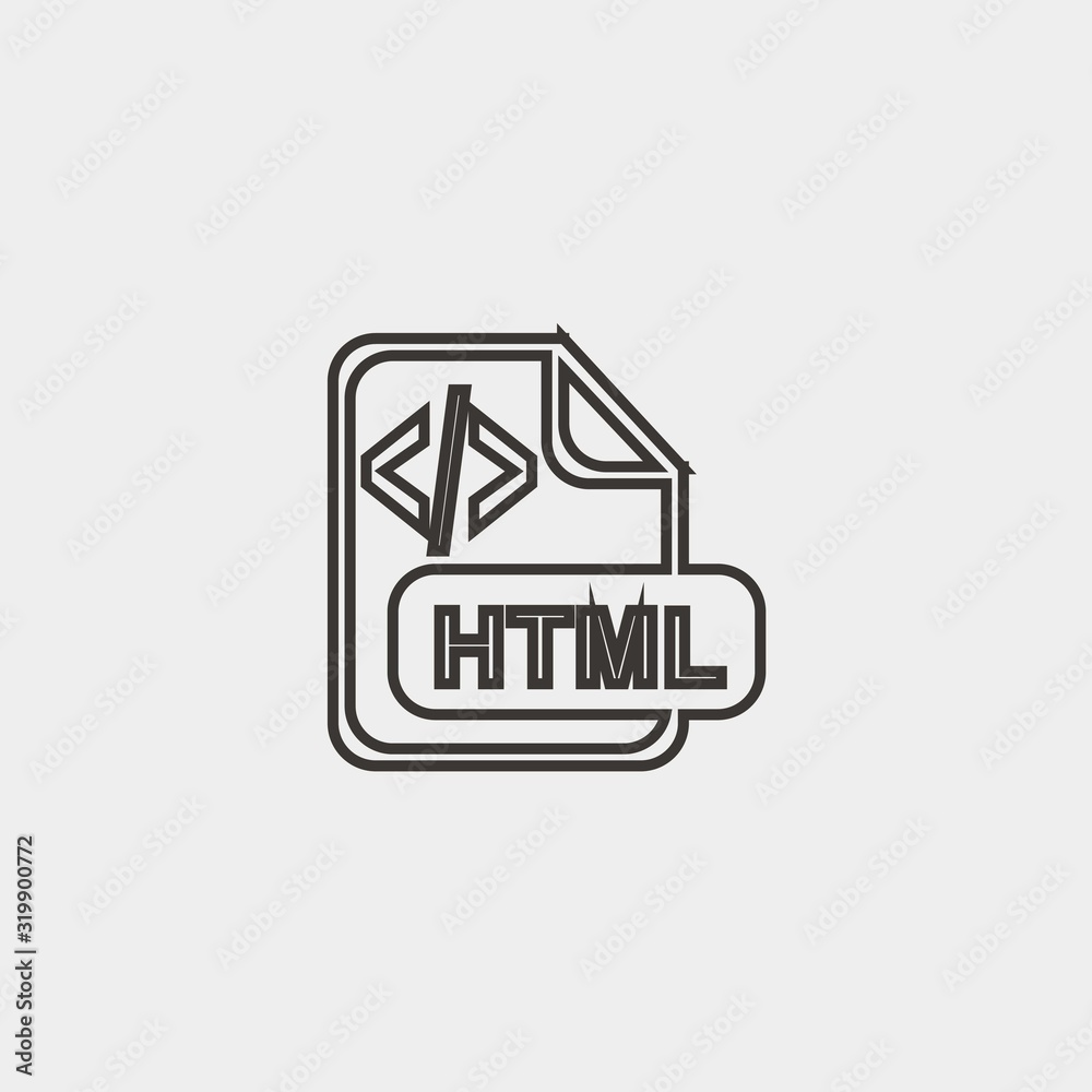 AI format icon vector illustration and symbol foir website and graphic design AI format icon vector illustration and symbol foir website and graphic design