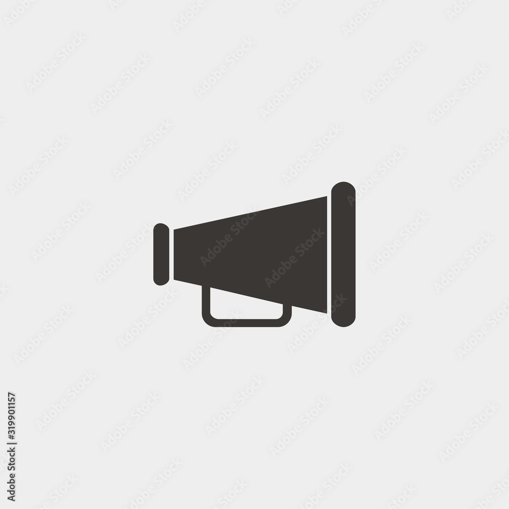 megaphone icon vector illustration and symbol foir website and graphic design