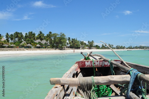paradise beach Zanzibar Uroa Fishing