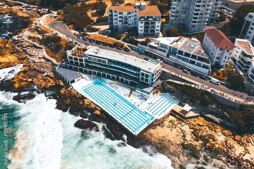 aerial view of bondi beach