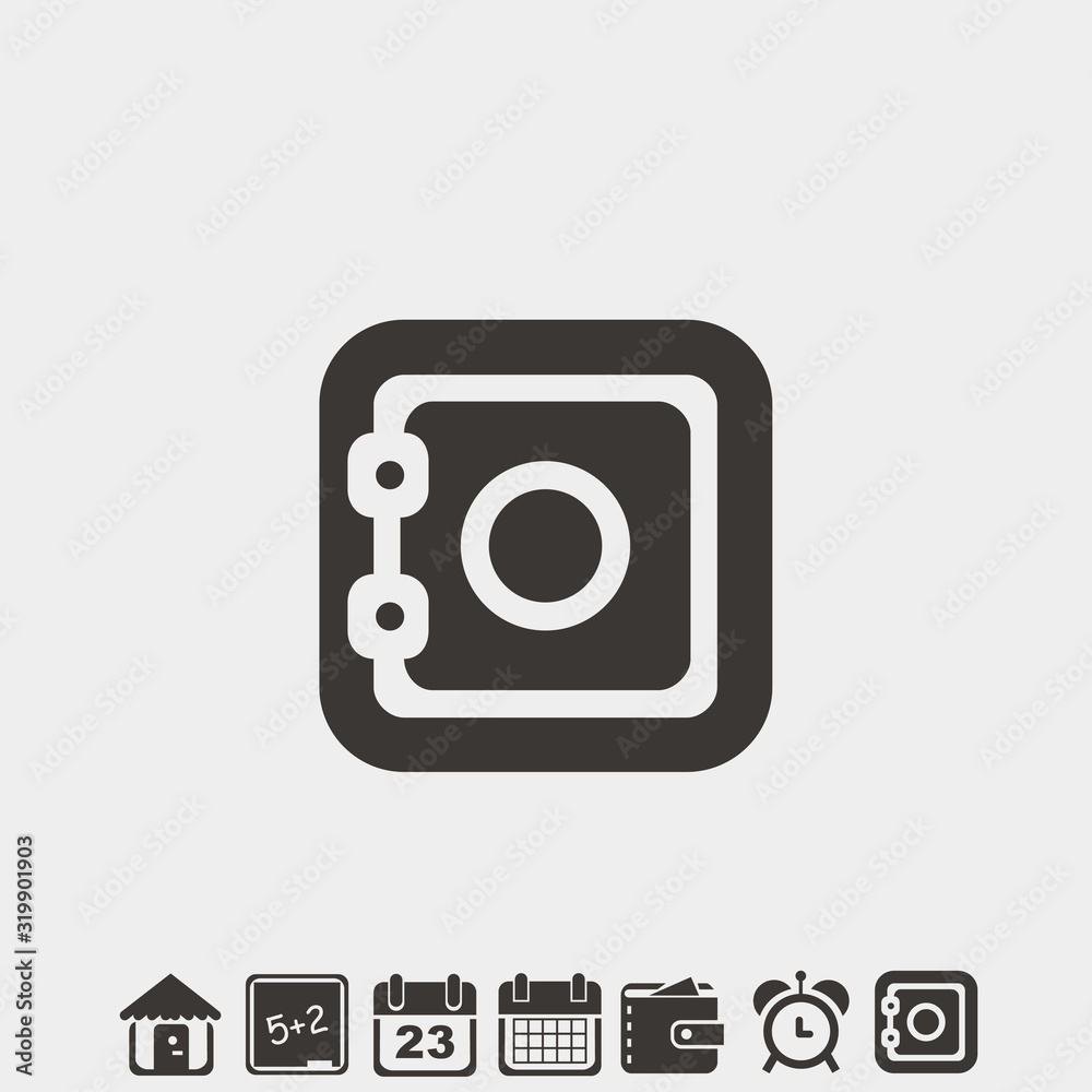 safe storage icon vector illustration and symbol foir website and graphic design safe storage icon vector illustration and symbol foir website and graphic design