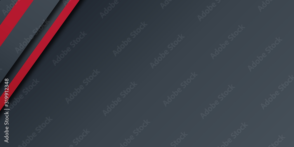 Naklejka premium Red black abstract presentation background.