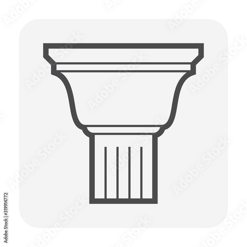 crown cornice icon