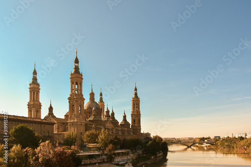 Cathedral of the Virgin of Pilar in Zaragoza.Spain