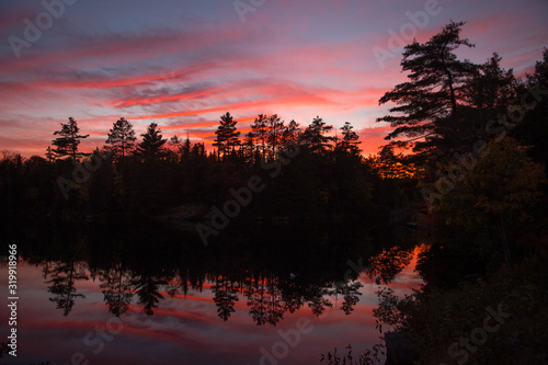 Pink Sunset on Lake © Shawn Hamilton CLiX 